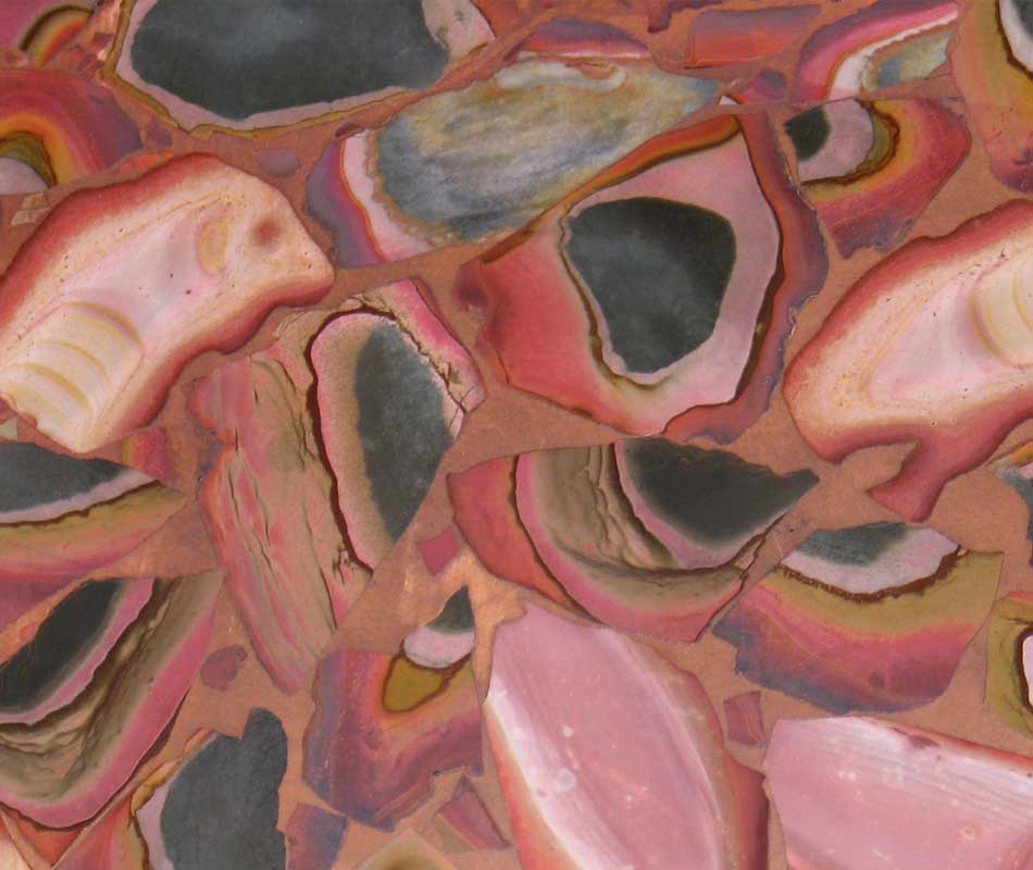 Polychrome Jasper or DESERT JASPER GEMSTONE SLAB VIEW